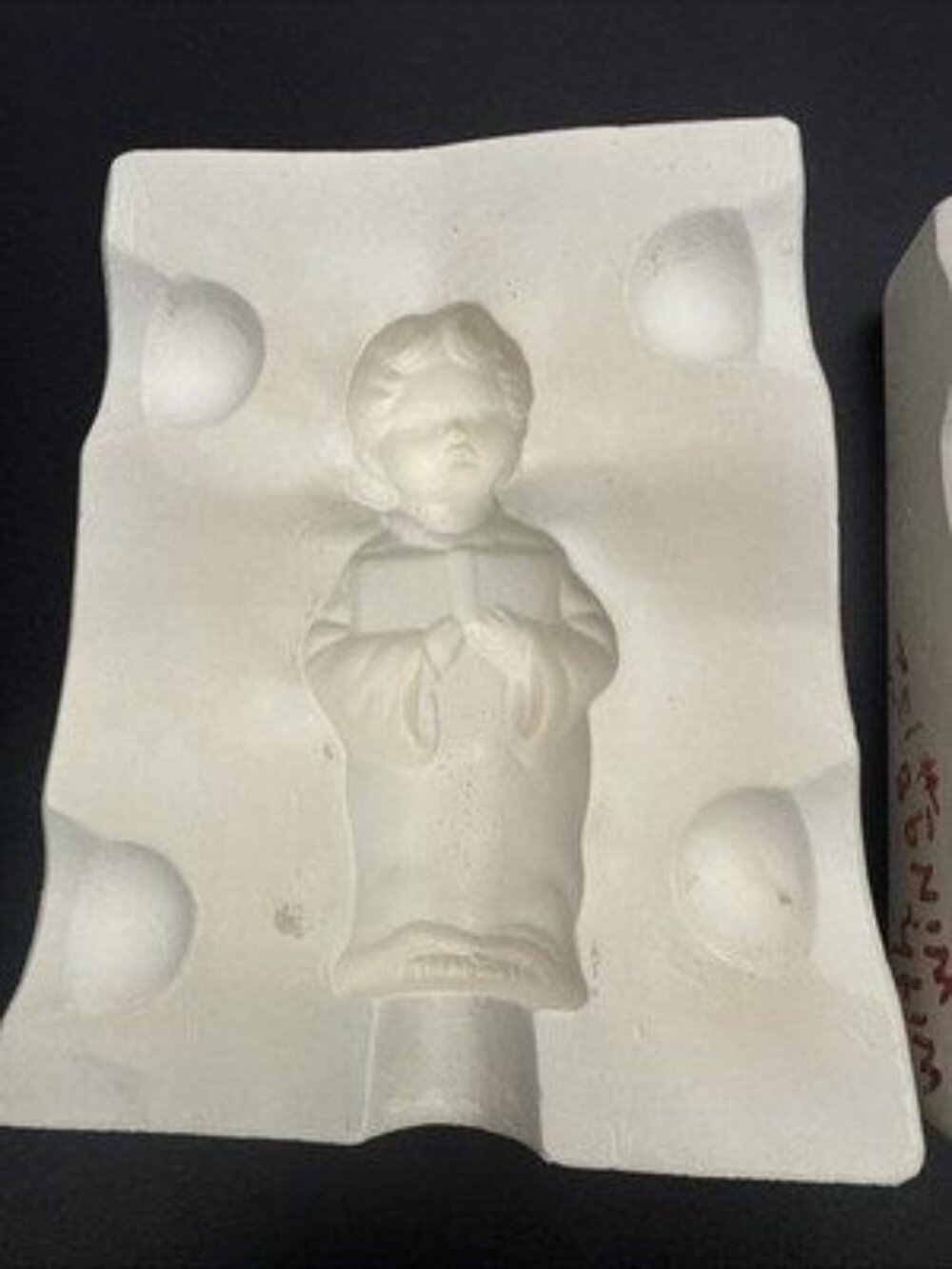 Vintage 1953 Alberta’s Ceramic Casting Mold Girl Angel Figure #152